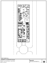 Hospital first floor plan