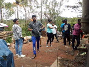 Building new hopes by volunteers from BTW....