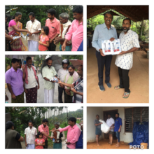 The Good Samaritan,Gikky Jacob giving water filter