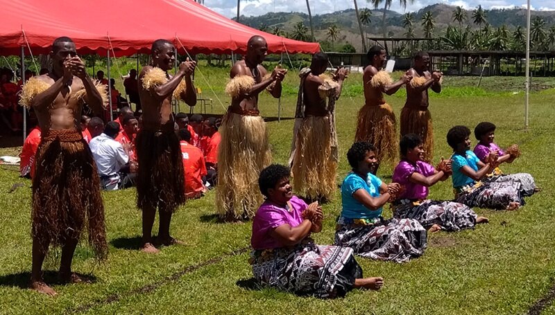 A powerful traditional dance was also performed