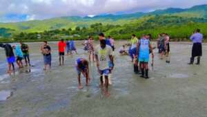 Students also participated in the planting
