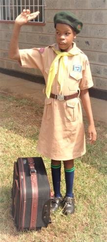 One of our little Girl Scouts!