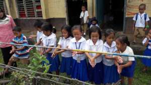 Washing facility at Panglima Indanan Elementary