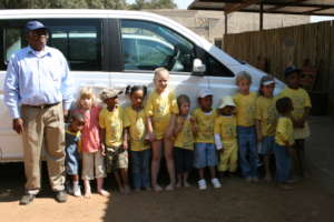 Kids having a conservation tour