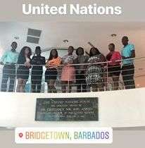 V.I. students visited Barbados Change Institute