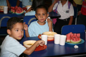 Lunch time at the School