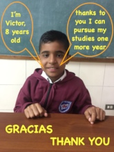 Victor: 3rd grade student