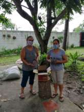 Hand sanitizers for women's center in Oaxaca