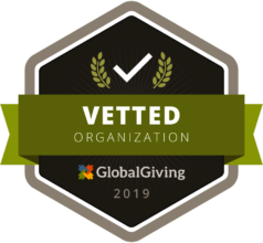 Badge on GlobalGiving Vetted Organization