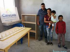 Max delivers furniture to Casita Linda family