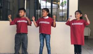 The young ones perform