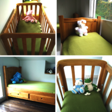 Our beds and cribs / Nuestras camas y cunas