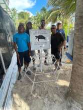 Fishermen marked sea turtle nest at Punta Cana