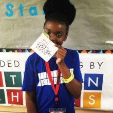 YouthLEAPer Cherelle focused on school discipline!