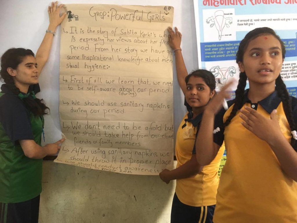 Menstrual Hygiene Awareness to 5000 Nepali Girls