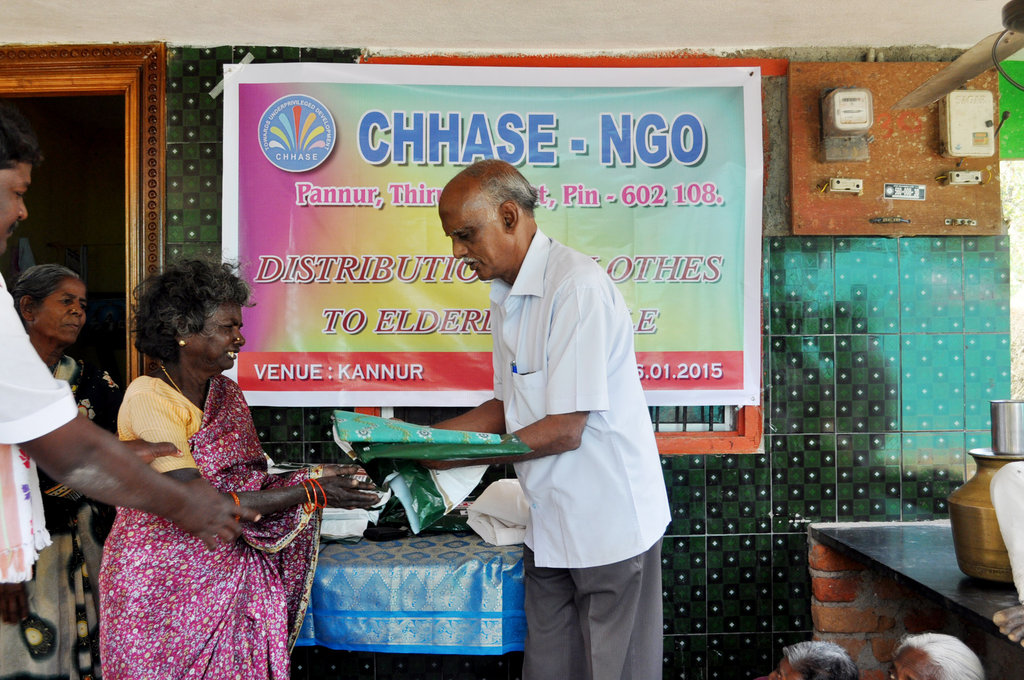 Support neglected elders food,medicine & clothing