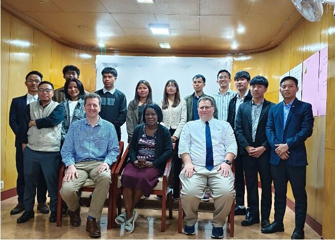 HHUK Team  visit with University Students