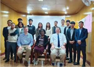 HHUK Team  visit with University Students