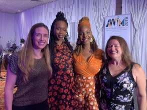 Piper, Ronke, Esther, and Sara on closing night