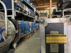 One shot from our tour of Film Studios Kenya