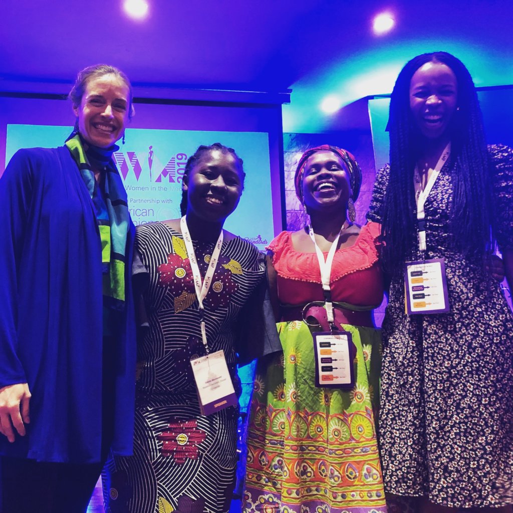 Piper, Eniola, Mkamzee, and Ronke after our panel