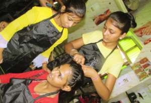 Skilled Girl's Through Beautician Business School!