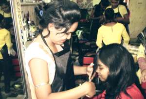 Skilled Girl's Through Beautician Business School!