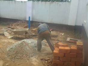 Papa David hard at work