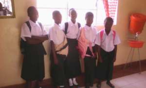 Getting ready for their first day back at school