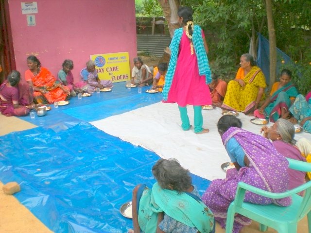 Free neglected elder from starvation & ill health