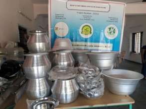 Utensils distributed