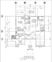 Plans for the new birth center in Samar