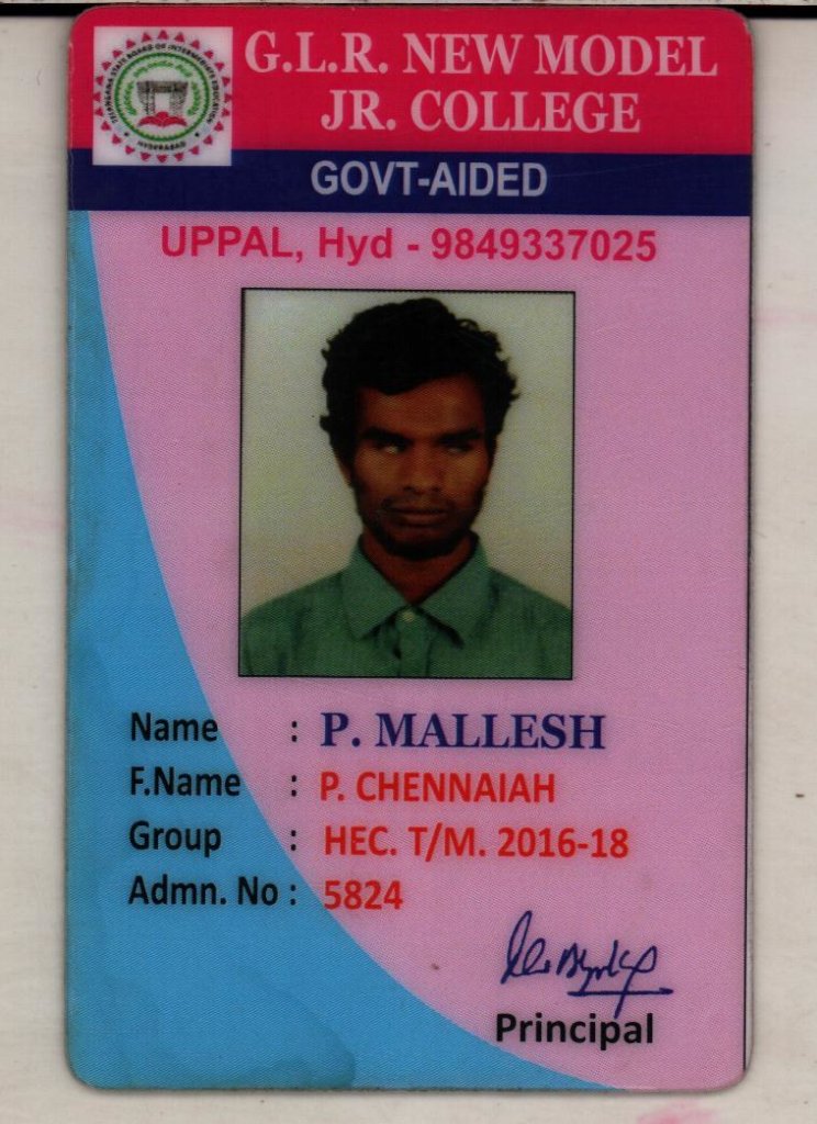 Help Mallesh - a partially blind student