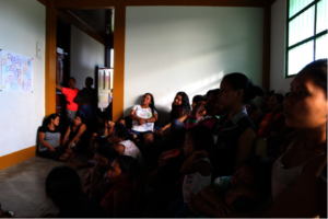 Community attending workshop