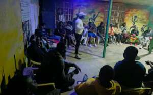 Child Online ambassadors in a group discussion