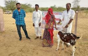 Goat Distribution to Rural Women