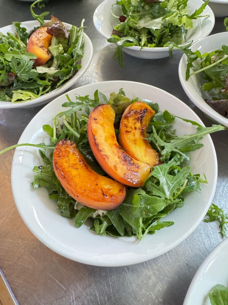 Delicious summer meal cooked