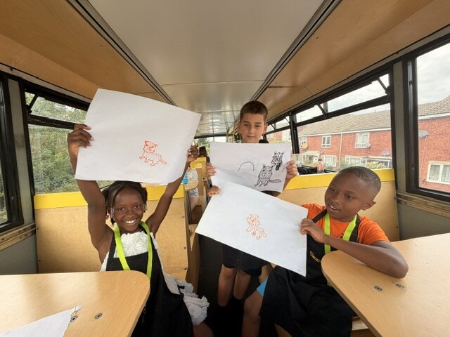 Kids on the bus