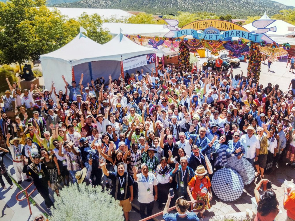 Artists at the Santa Fe Folk Art Market