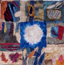 Collage art by Tanana artisans