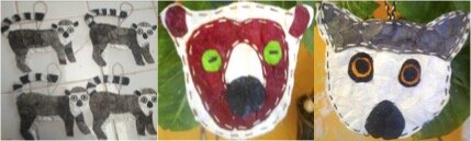 Christmas ornaments in production