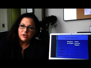 One of our faculty recording a module in English