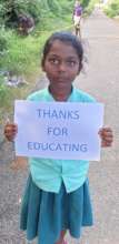 child thanking you
