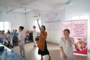 A communications session on mental health