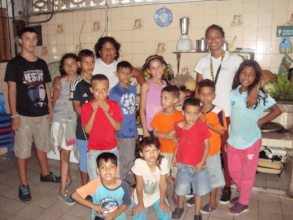 Venezuelan orphans gather for pre-lunch photo!