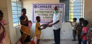 Children happy with new dresses