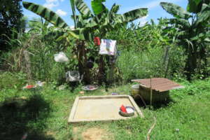 Existing toilet and shower