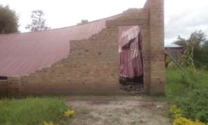 One of the site destroyed by the storm