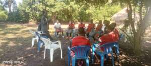 Addressing students on the last day