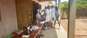 They are being assembled by students